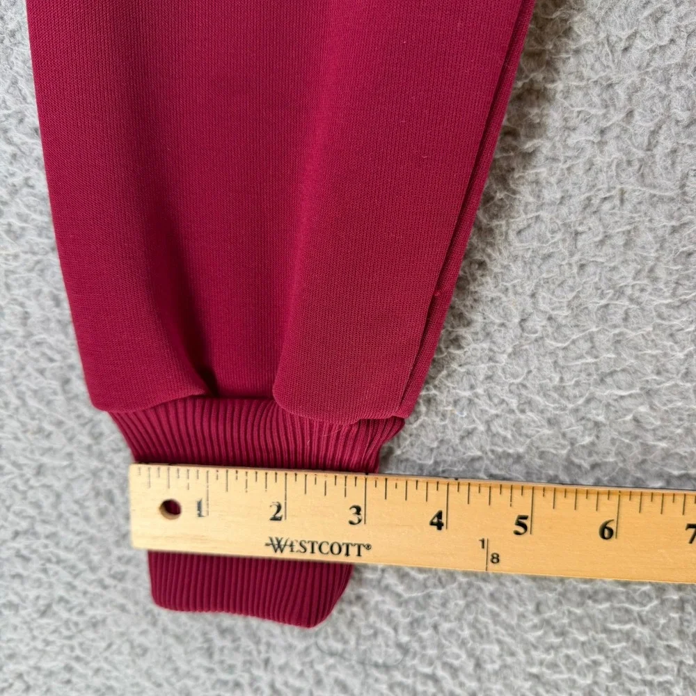 Vtg 80s Adidas Trefoil Track Jacket Maroon Burgundy Pinstripe Taiwan Mens M